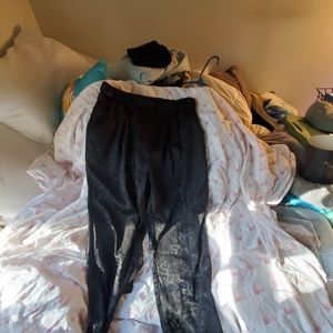 Lepard print silk pants from francescas boutique